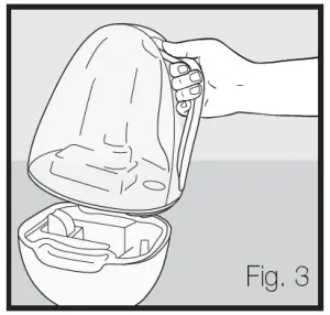 Homedics UHE-CM25 Cool Mist Ultrasonic Humidifier Instruction Manual and Warranty Information