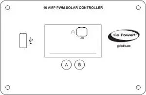 DOMETIC GP-PWM-10-FM 10 AMP PWM Solar-LOW VOLTAGE