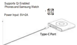 Wireless Chargers Q400 ExCorn Wireless Charger Block -Charger Mat work-alone mode