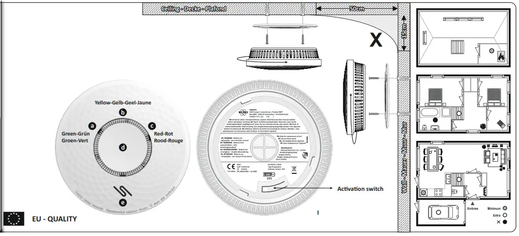 ELRO FV4310 Smoke and Monoxide