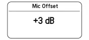 Mic Offset