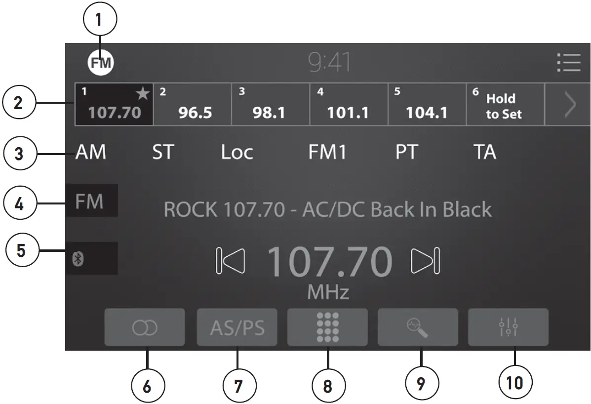 AM or FM Tuner Operation 01