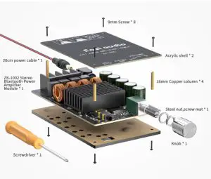 FOSI AUDIO ZK-1002L Mini Bluetooth Audio Digital Amplifier Board - Product Overview1
