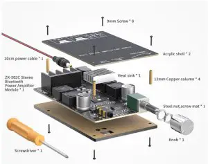 FOSI AUDIO ZK-1002L Mini Bluetooth Audio Digital Amplifier Board - Product Overview3