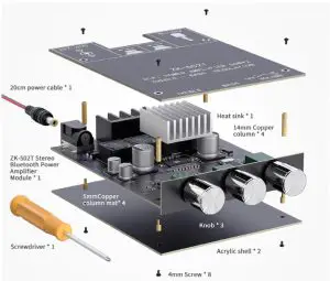 FOSI AUDIO ZK-1002L Mini Bluetooth Audio Digital Amplifier Board - Product Overview5