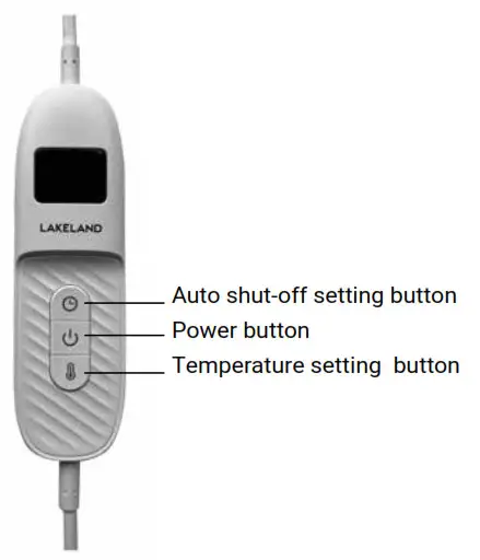 LAKELAND 63621 Grey Heated Poncho- INSTRUCTIONS