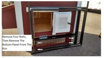 OverEZ 1327565 15 ft. Rugged Ranch Chicken Run Adapter fig3