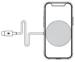 SYNCWIRE SW WL642 Magnetic Wireless Charger - use 4