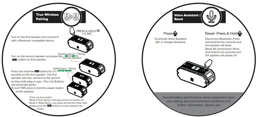 ALTEC MW1300 HydraBlast Everythingproof Wireless Speaker- 5