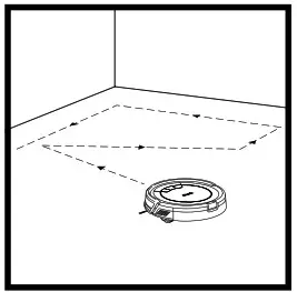 Shark 700 Series AV753 Ion Robot Vacuum Cleaner- CLEANING MODE