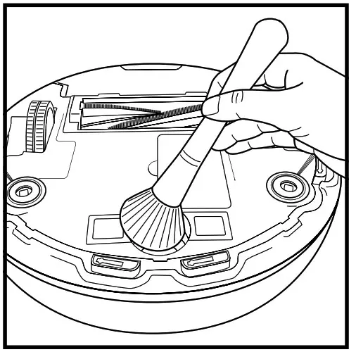 Shark 700 Series AV753 Ion Robot Vacuum Cleaner- CLEANING THE WHEELS 2