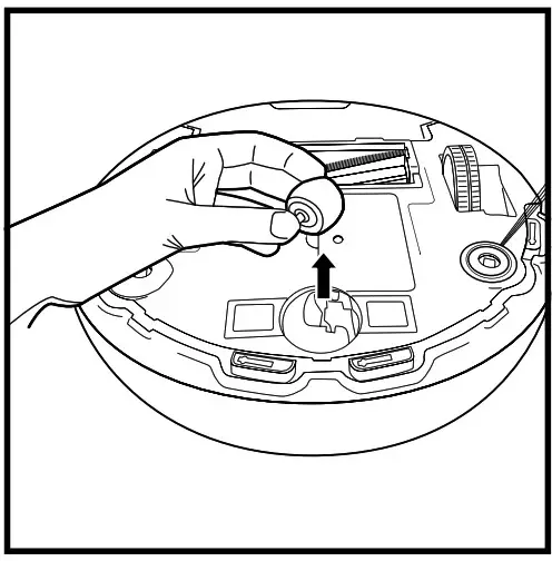 Shark 700 Series AV753 Ion Robot Vacuum Cleaner- CLEANING THE WHEELS