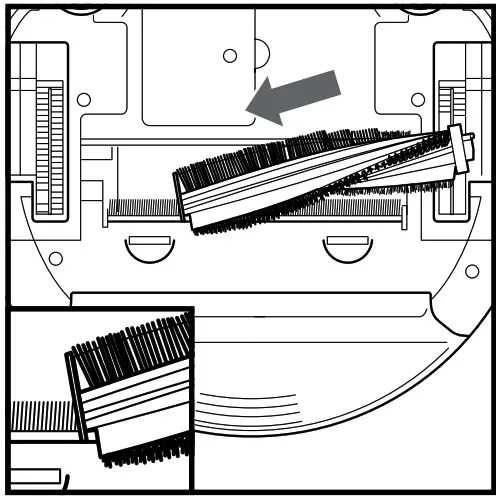 Shark 700 Series AV753 Ion Robot Vacuum Cleaner- SURFACE BRUSHROLL 4