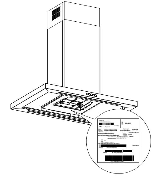 IKEA SVAVANDE Ceiling Mounted Extractor Hood Stainless Steel 90 cm - This appliance
