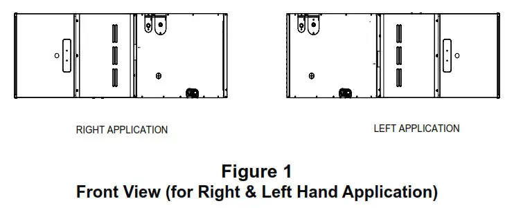 Amana IO-4003 Horizontal Two-Way Indoor Coil with Internal TXV - Figure 1