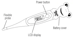 ADC 426 Adimals Digital Thermometer - Assembly