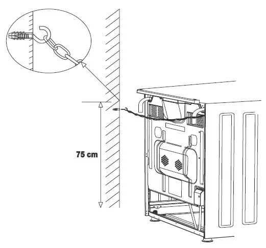 CHAIN LASHING ILLUSTRATION