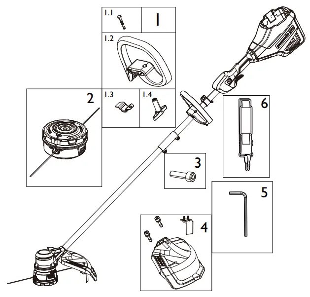 greenworks CS60L02 Pro Ultrapower 60v Chainsaw-fig4