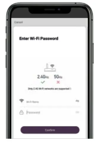 Breville Home Connect App- Enter the password 3
