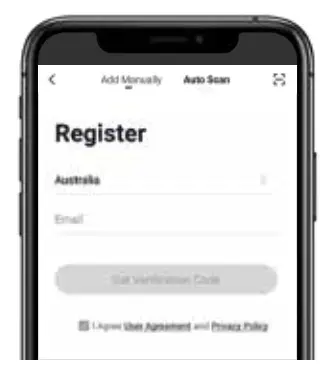 Breville Home Connect App- Register 2