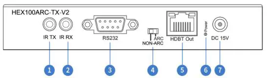 BLUSTREAM HEX100ARC-KIT V2 4K HDBaseT Extender Set - HEX100ARC