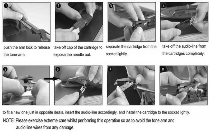 digitech Turntable In Built Speakers - Replacing The Stylus
