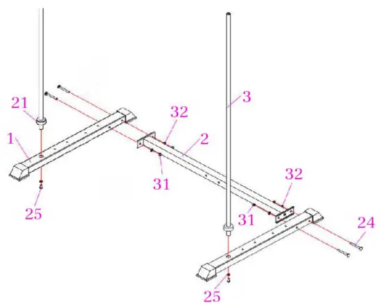 FRENCH FITNESS MSC8 Multi Smith Cable Machine - assembaly1