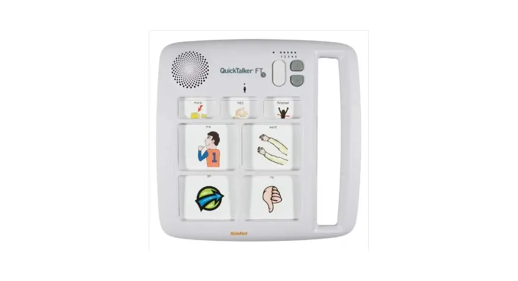Ablenet Ft 7 Quicktalker Speech Device That Is Easy-to-us User Guide Ablenet Ft 7 Quicktalker Speech Device That Is Easy-to-us User Guide