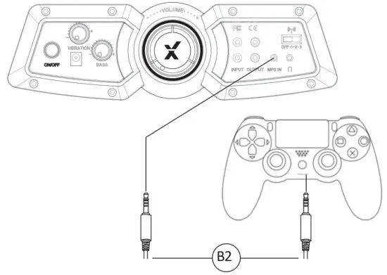 XRocker 5151001 2.1 Wireless with Vibration - CONNECT BY CONTROLLER