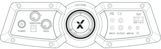 XRocker 5151001 2.1 Wireless with Vibration - OVERVIEW