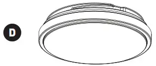 artika FM ORC BL Led Ceiling Light Fixture - ITEM 4