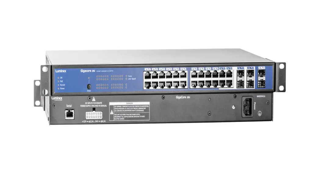 Luminex Gigacore 26i Gigabit Ethernet Switch User Manual Luminex Gigacore 26i Gigabit Ethernet Switch User Manual