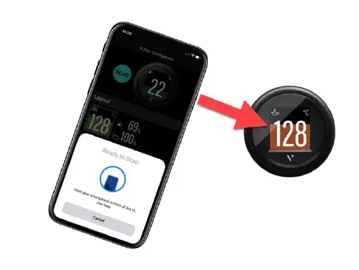 Veratron- VL Flex -52 -Instrument -with -Black -Bezel -Instruction -FIG 21