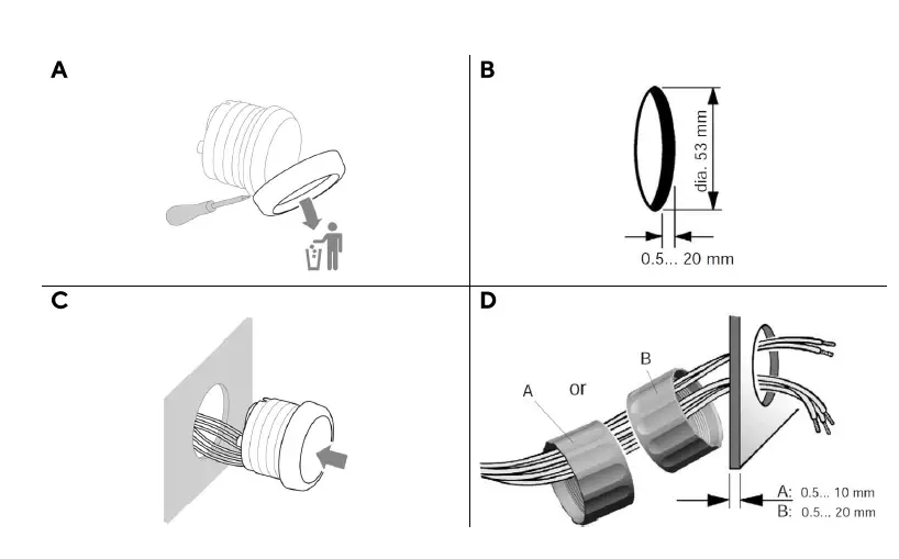 Veratron- VL Flex -52 -Instrument -with -Black -Bezel -Instruction -FIG 4