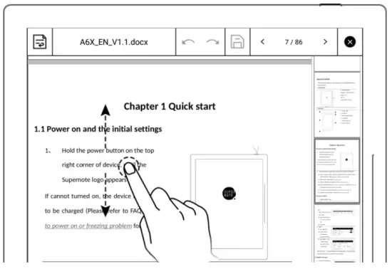 SUPERNOTE A6X Digital Note Taking Device - app12