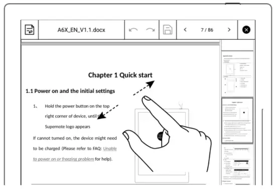 SUPERNOTE A6X Digital Note Taking Device - app14