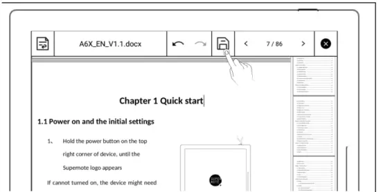 SUPERNOTE A6X Digital Note Taking Device - app16