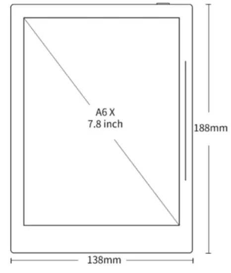 SUPERNOTE A6X Digital Note Taking Device - fig4