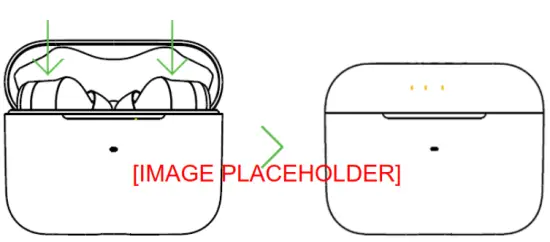 RAZER 344 Wireless Earphone - POWER ONOFF