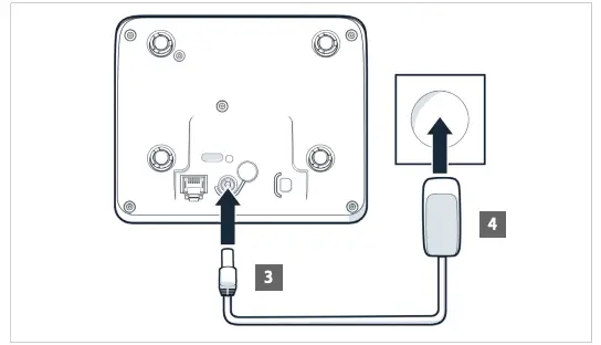 Connecting the base to power supply