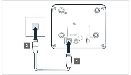 Connecting the base to telephone network