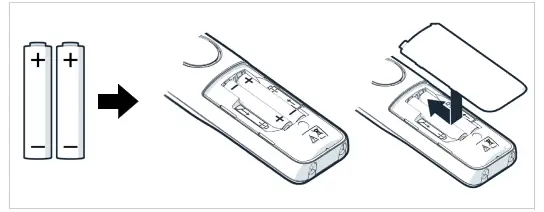 Inserting the batteries