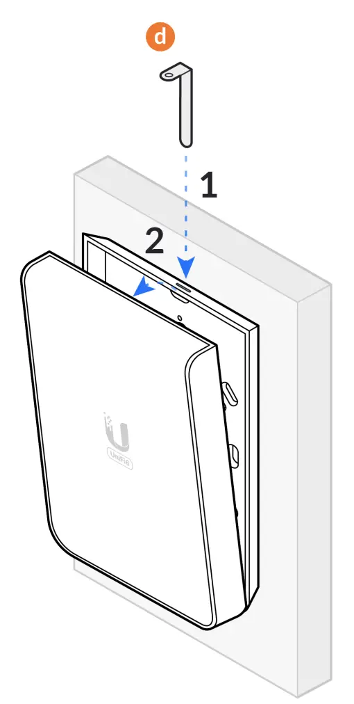 UBIQUITI UAP AC IW UniFi AC In Wall 80211ac Wi Fi Access Point - fig 1