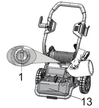 greenworks GPW2000 2000 PSI Pressure Washer - DETERGENT