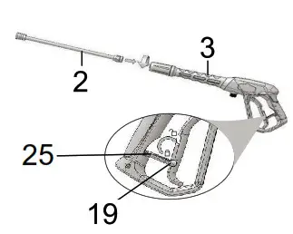 greenworks GPW2000 2000 PSI Pressure Washer - GUN