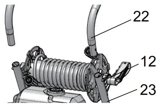 greenworks GPW2000 2000 PSI Pressure Washer - Handle