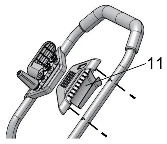 greenworks GPW2000 2000 PSI Pressure Washer - Holder