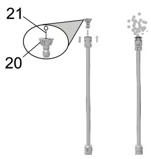 greenworks GPW2000 2000 PSI Pressure Washer - NOZZLE