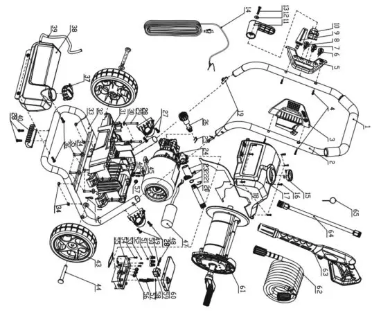 greenworks GPW2000 2000 PSI Pressure Washer - VIEW