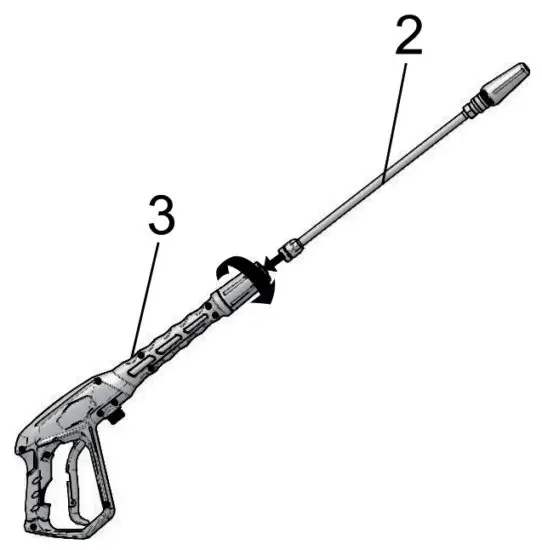 greenworks GPW2000 2000 PSI Pressure Washer - Wand